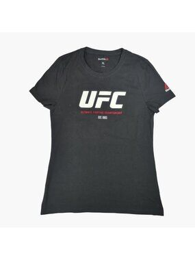 Reebok UFC Girls XL Womens XS T Shirt Ultimate Fighting Championship fitted